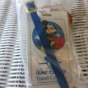 🧳 Disney Luggage Travel Tag Mickey Mouse NIB